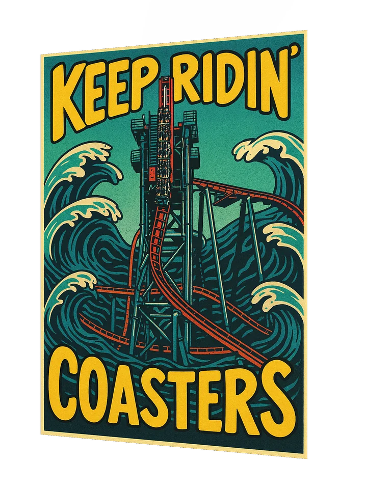Vertical Tilt Coaster - Siren's Poster | 18x24" product image (2)