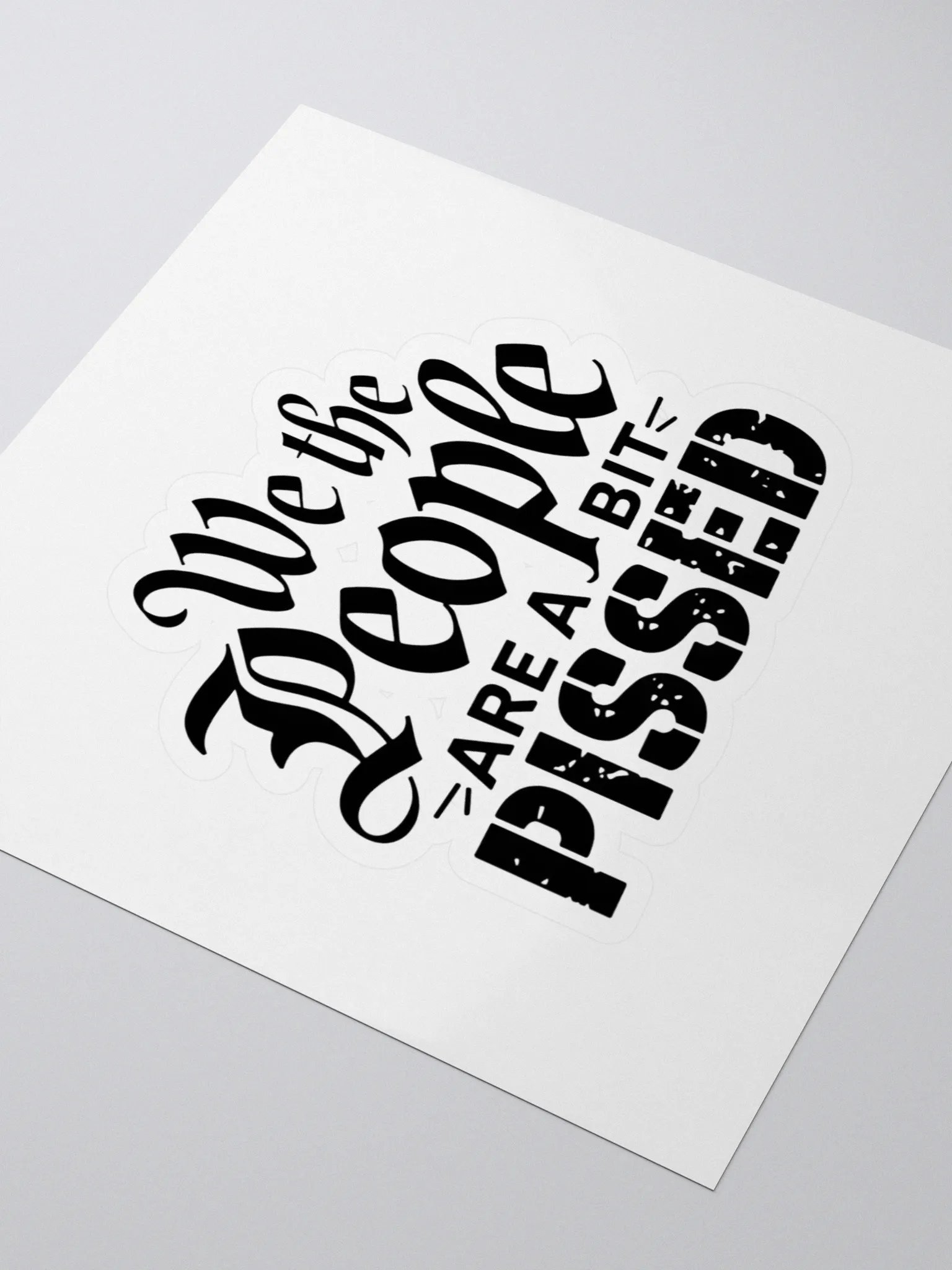 We the People - Kiss Cut Stickers product image (3)