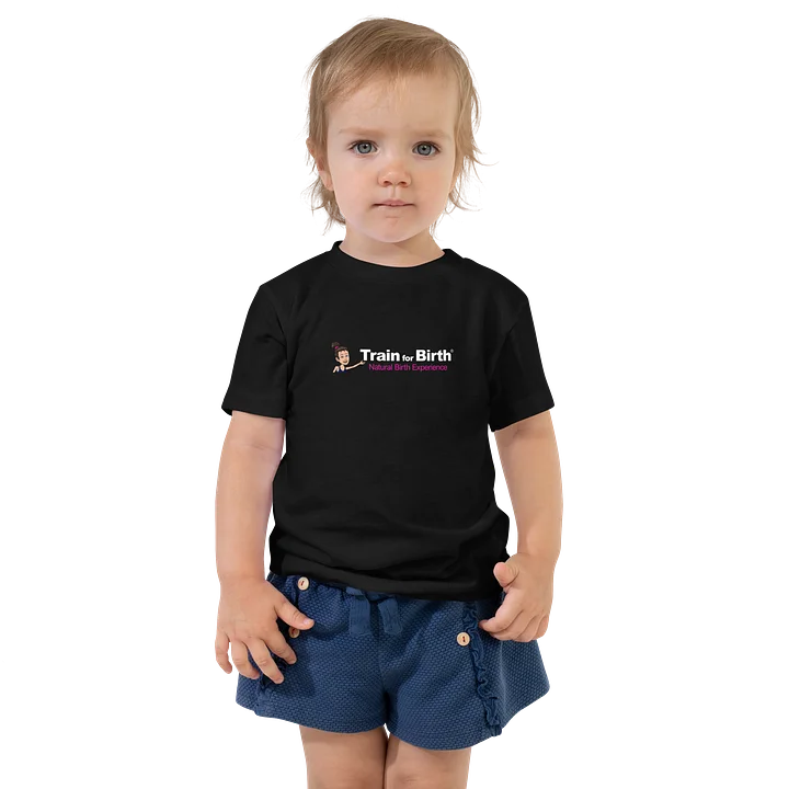 Train for Birth® Bella+Canvas Toddler Black T-Shirt product image (1)