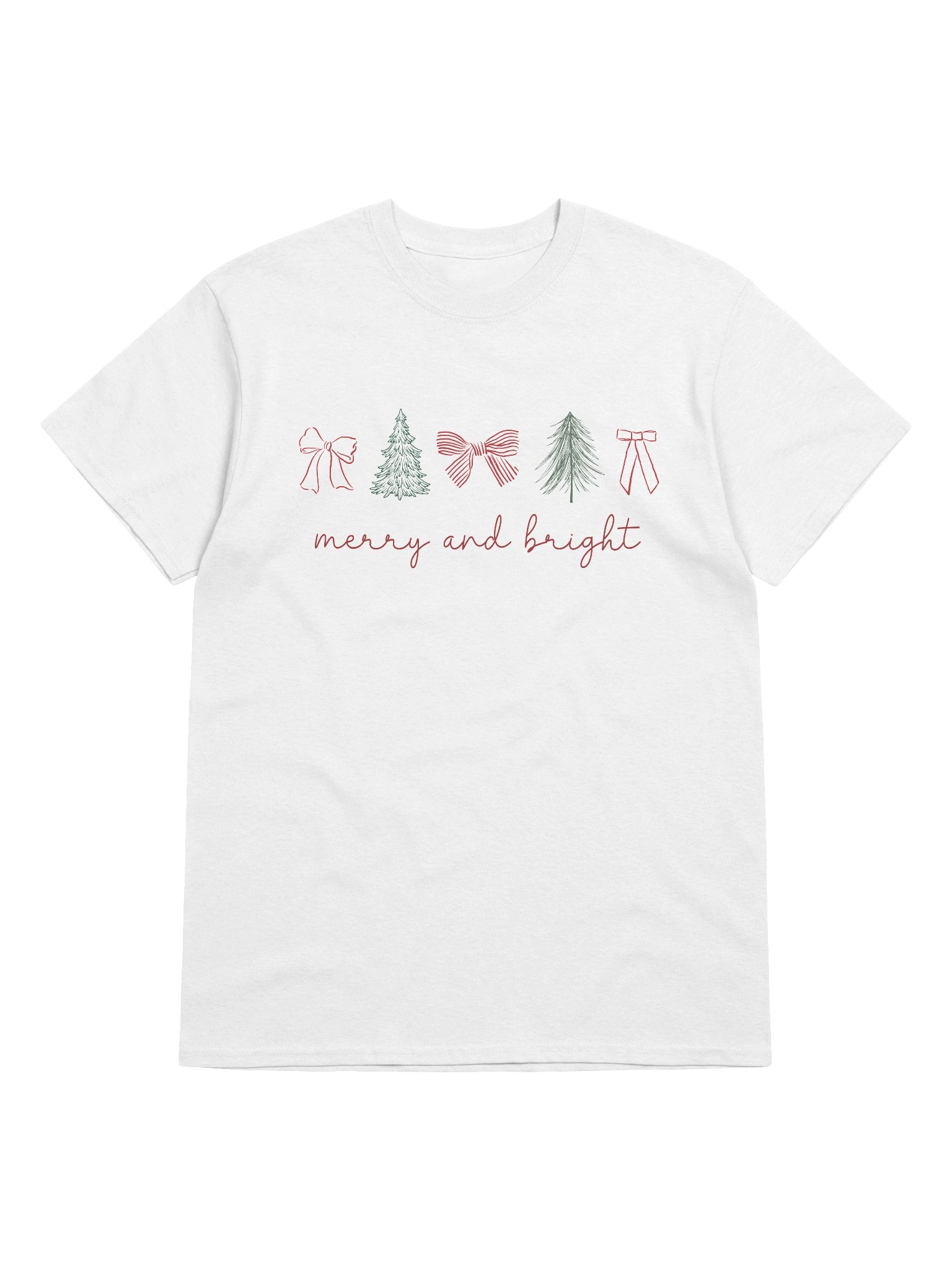 Merry and Bright Christmas T-Shirt product image (66)