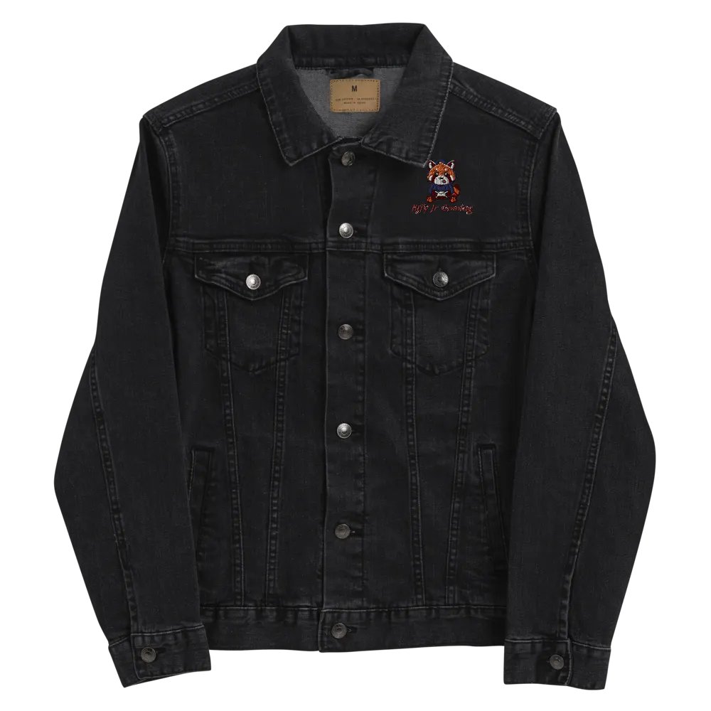 Jiffy Red Panda Denim Jacket product image (8)