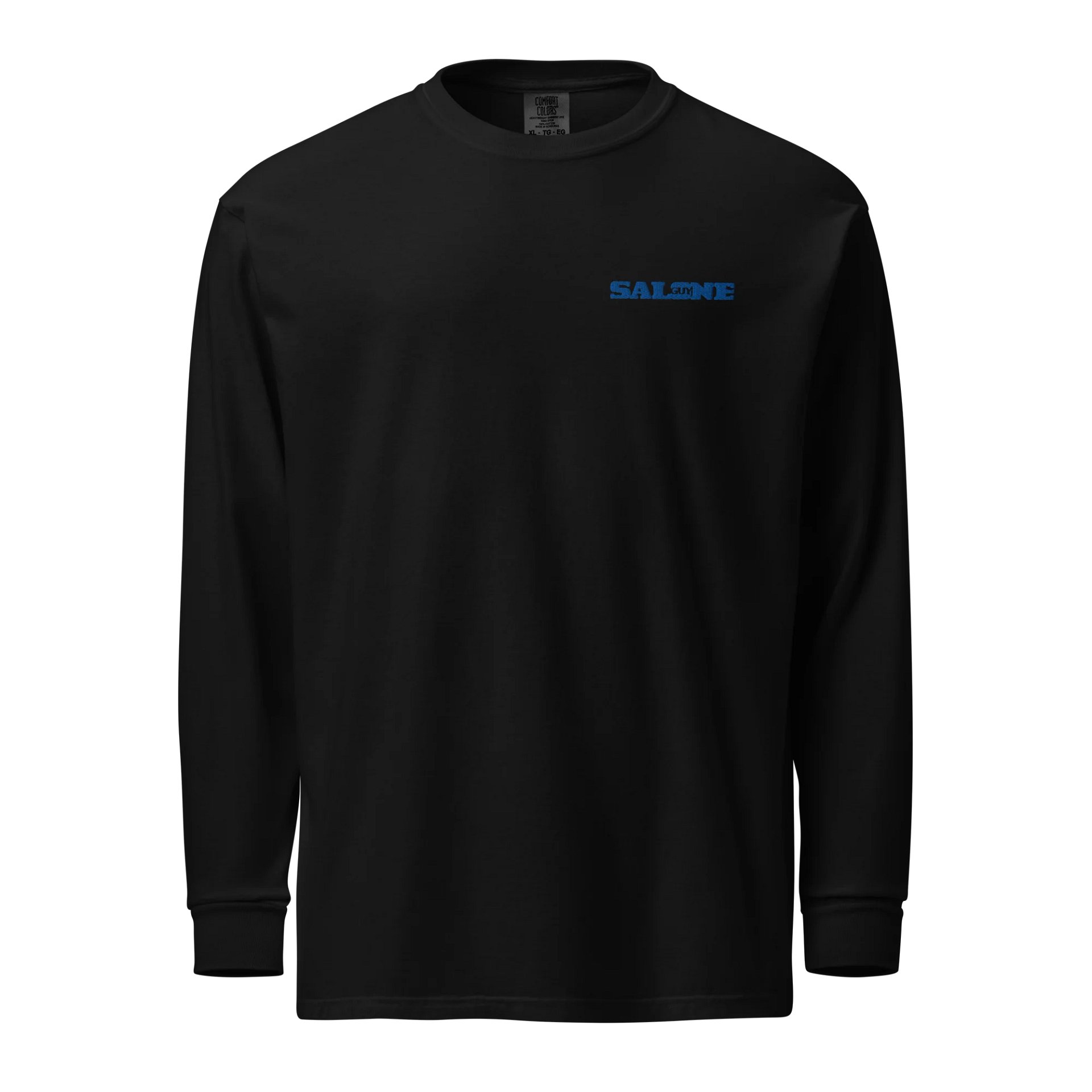 SALONE GUY Unisex Garment-Dyed Heavyweight Long Sleeve Shirt product image (1)