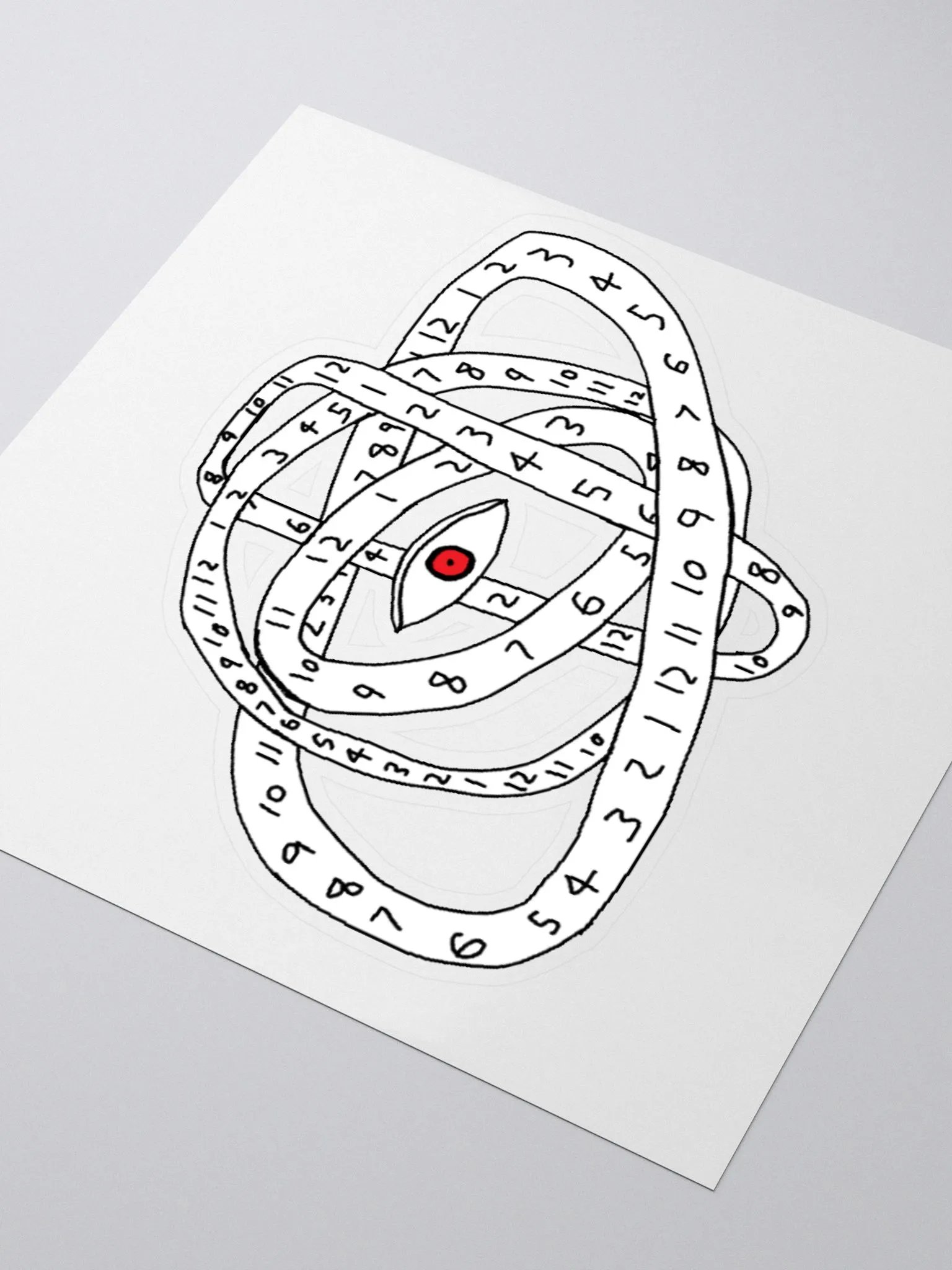 Biblically Accurate Clock Sticker product image (7)