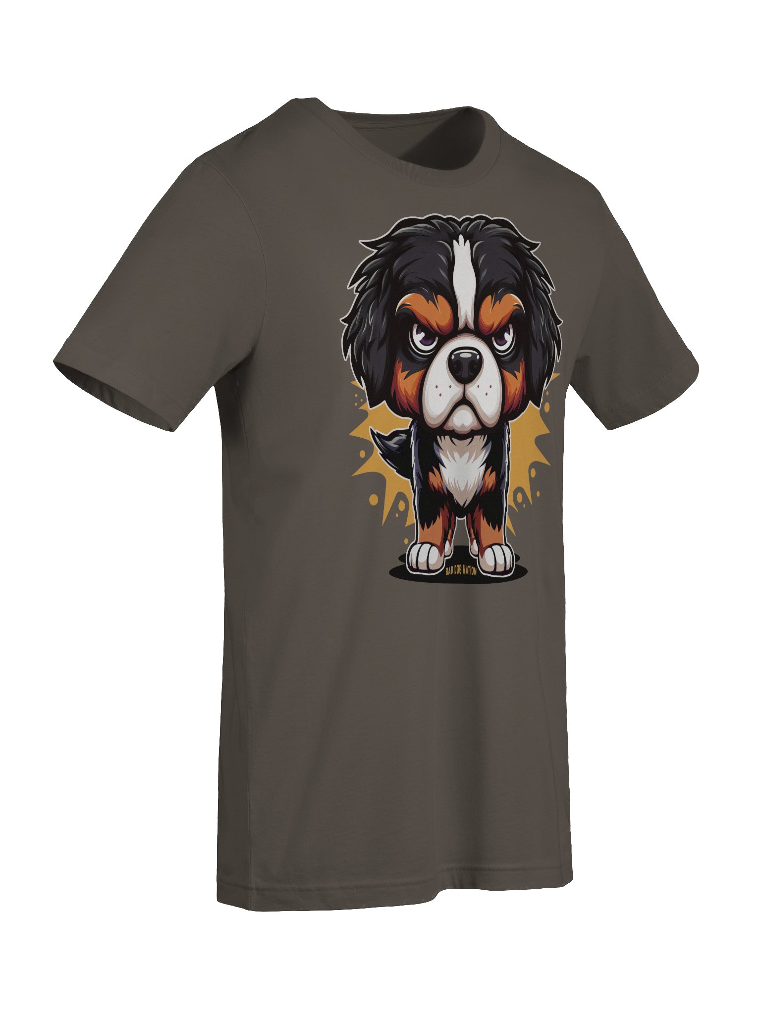 Bernese Mountain Dog Angry Pup - Premium Unisex T-shirt product image (3)