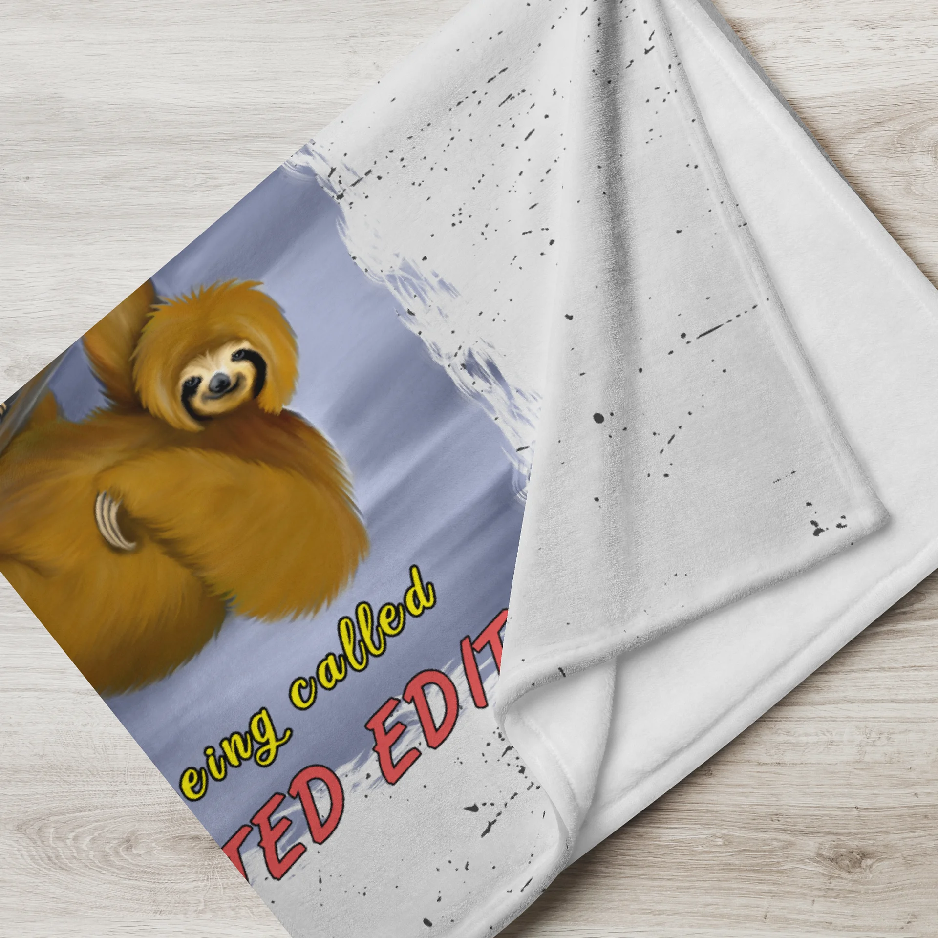 Sloth "LIMITED EDITION" Throw Blanket product image (2)