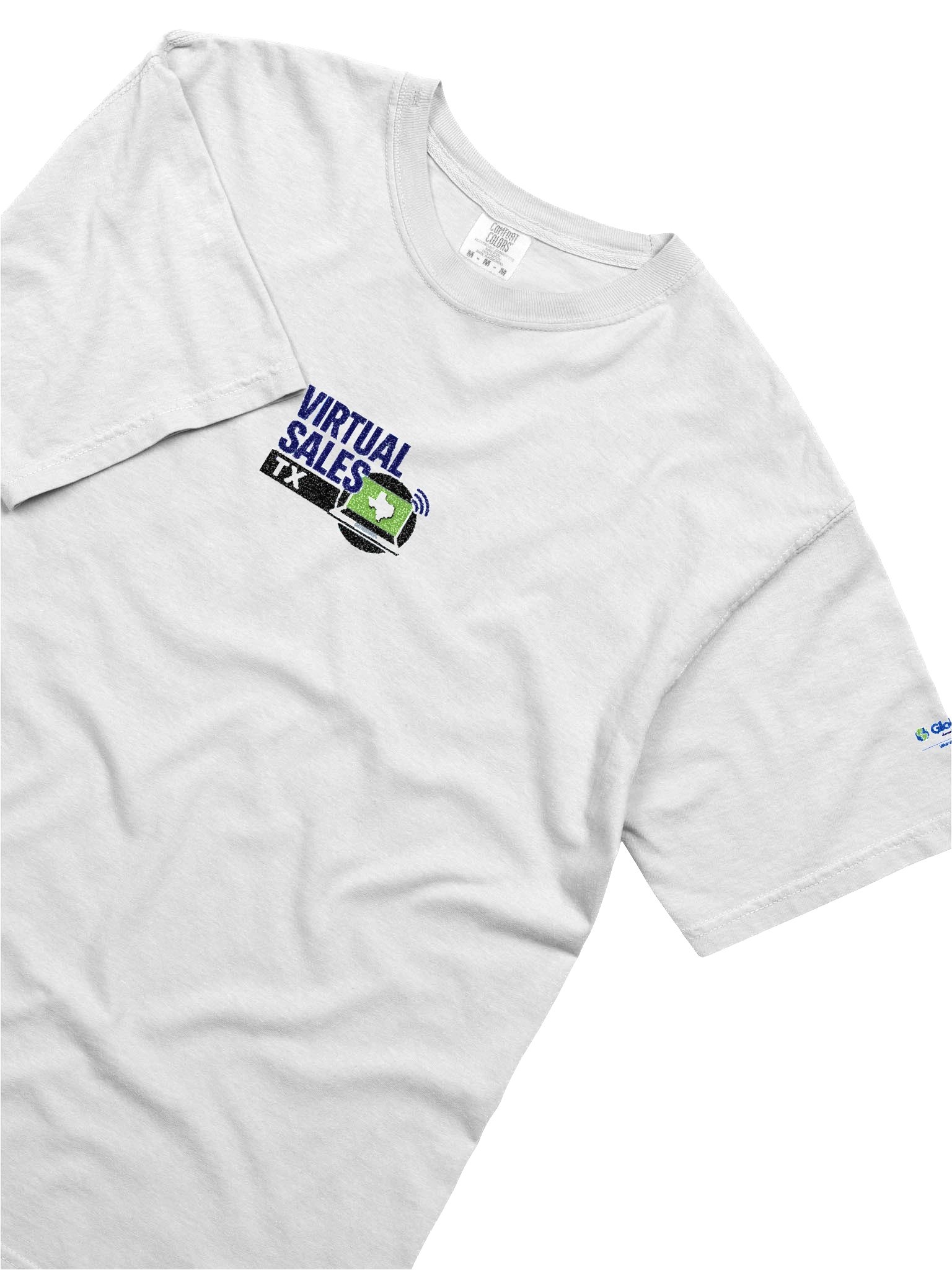 Virtual Sales TX Heavyweight Embroidered T Shirt product image (31)