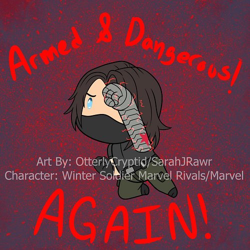 He's Armed, He's Dangerous, And He's Adorable in Chibi Form AGAIN!! >> I adore this character mann 💖
Art By Me 💖
#MarvelRival...
