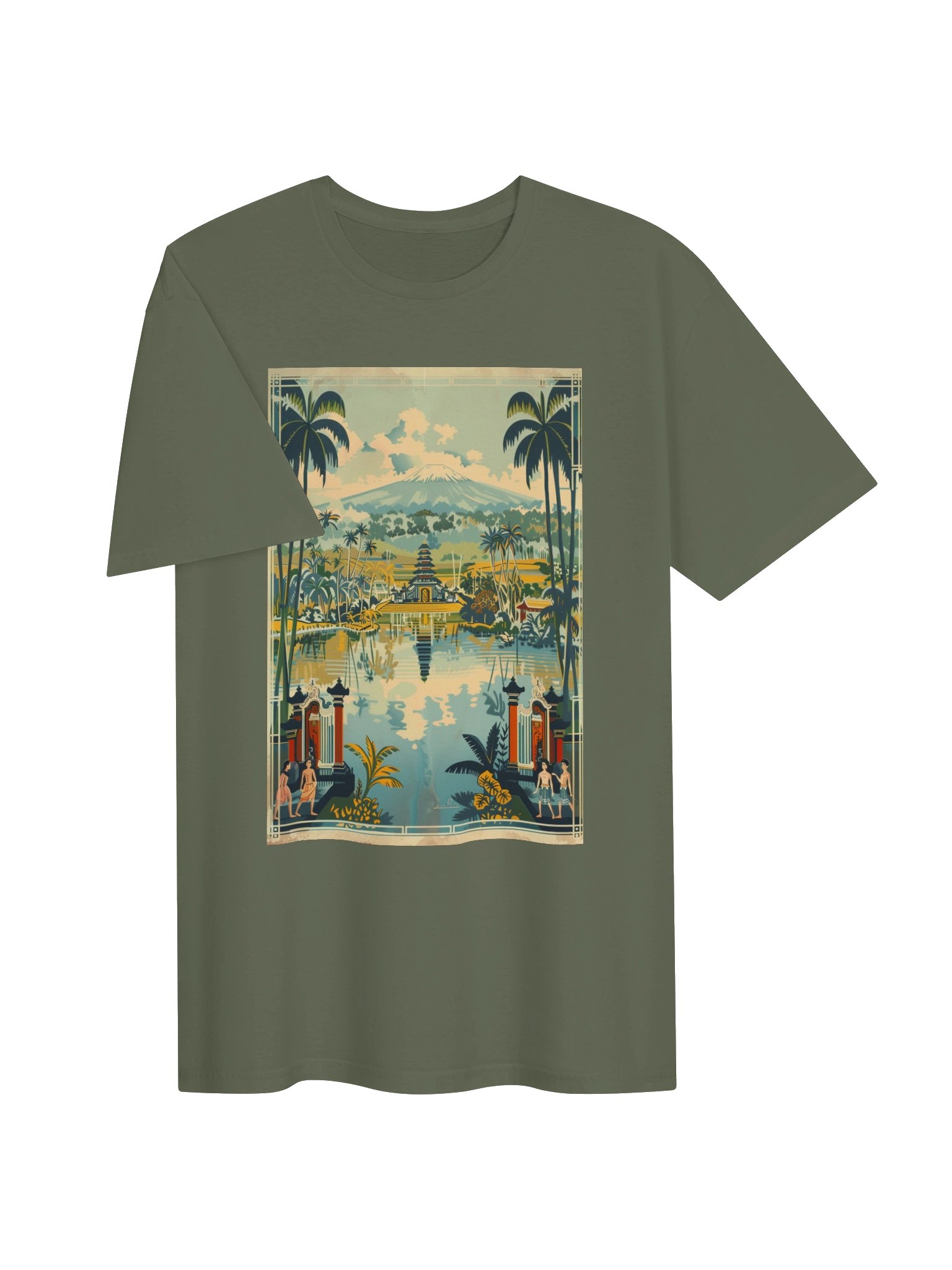 Vintage Tropical Volcano Escape Tee product image (4)