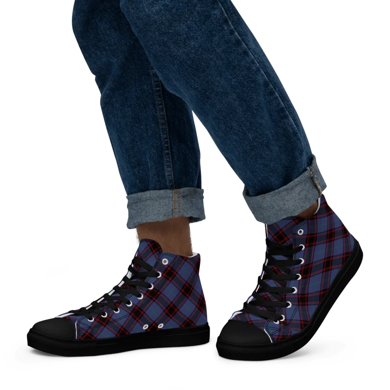Rutherford Tartan Men's High Top Shoes product image (5)