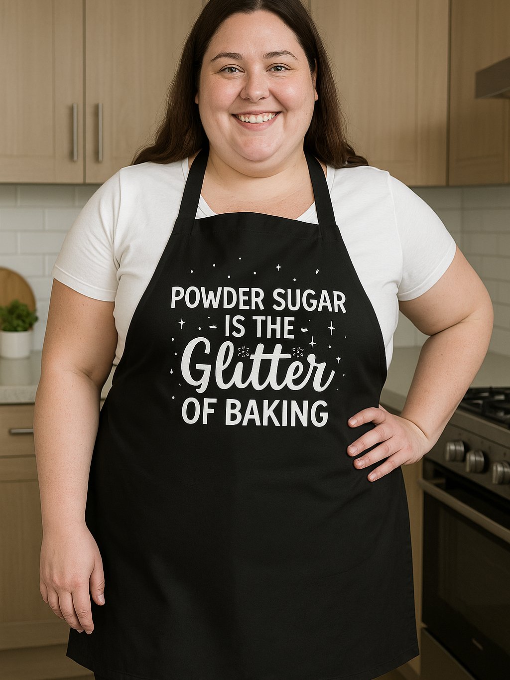 Glitter of Baking Organic Apron product image (1)