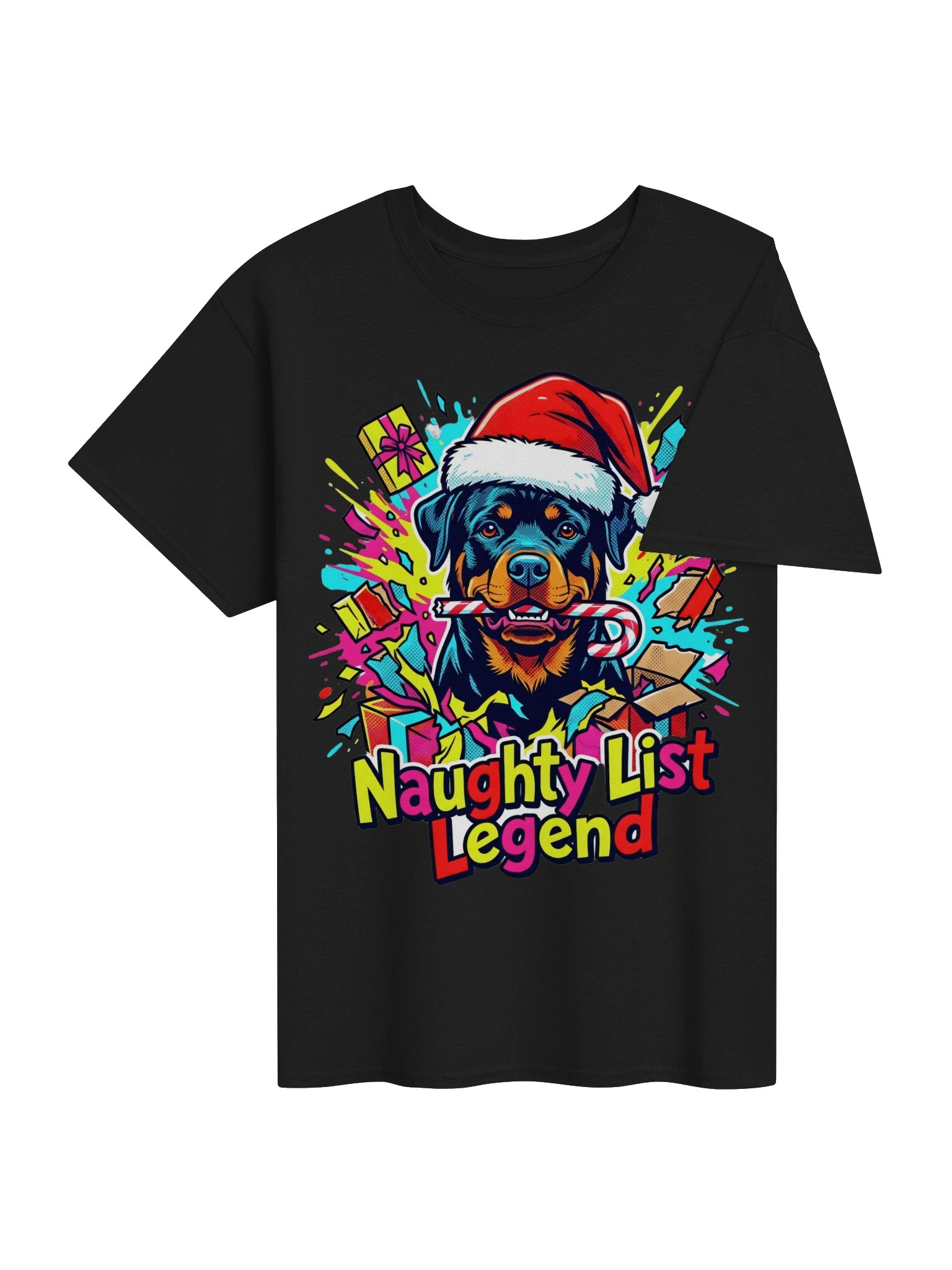 Naughty List Rottweiler Tee product image (25)