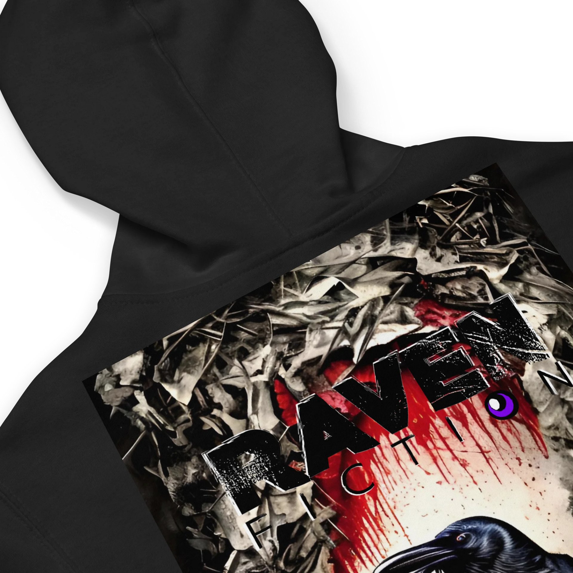 Raven Fiction Independent Trading Co. Fleece Zip Up Hoodie product image (13)