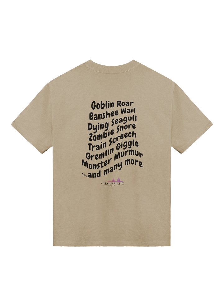 Make Weird Noises Premium Oversized Faded T-Shirt - Light Color product image (2)