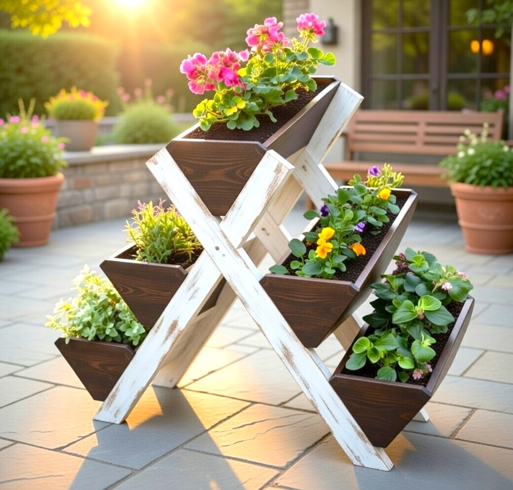 5 Box Tier Planter DIGITAL Plans product image (4)