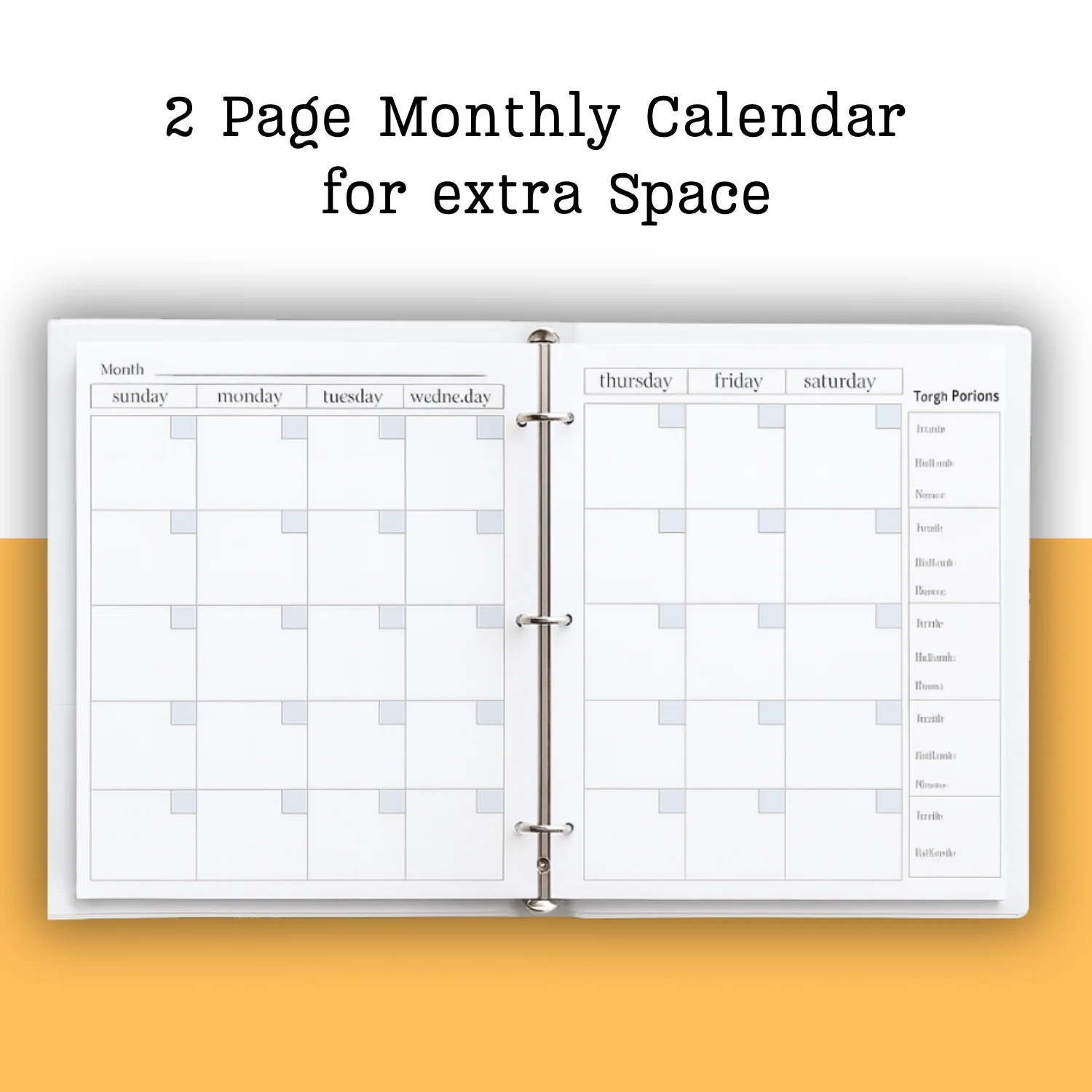 Natsarim Homeschool Planner Printable product image (3)