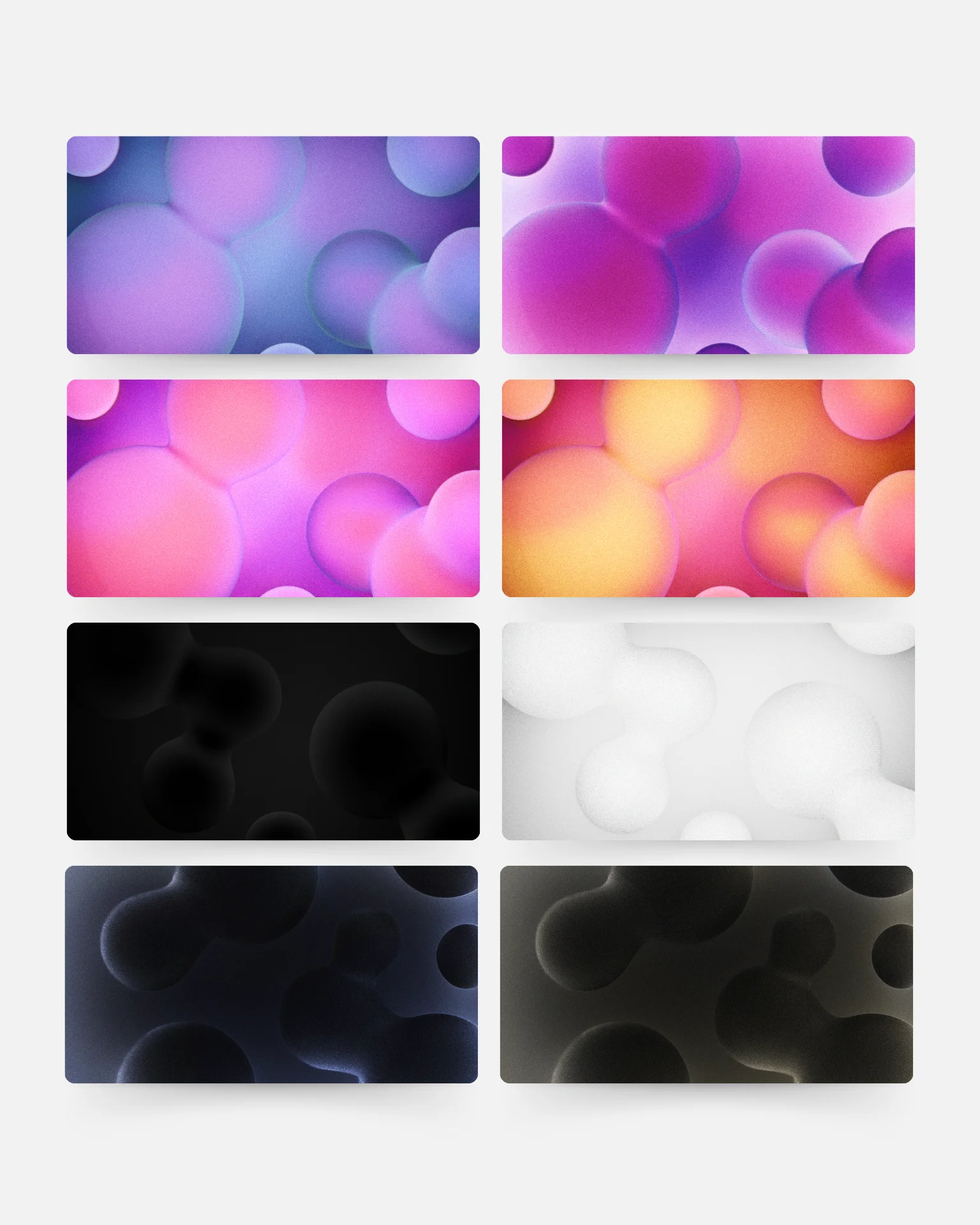 Grainy Bubbles Wallpaper Pack product image (4)