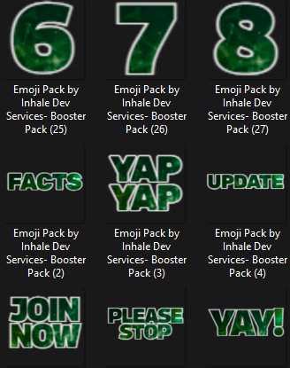 Green Galaxy Word Expression Emojis product image (1)