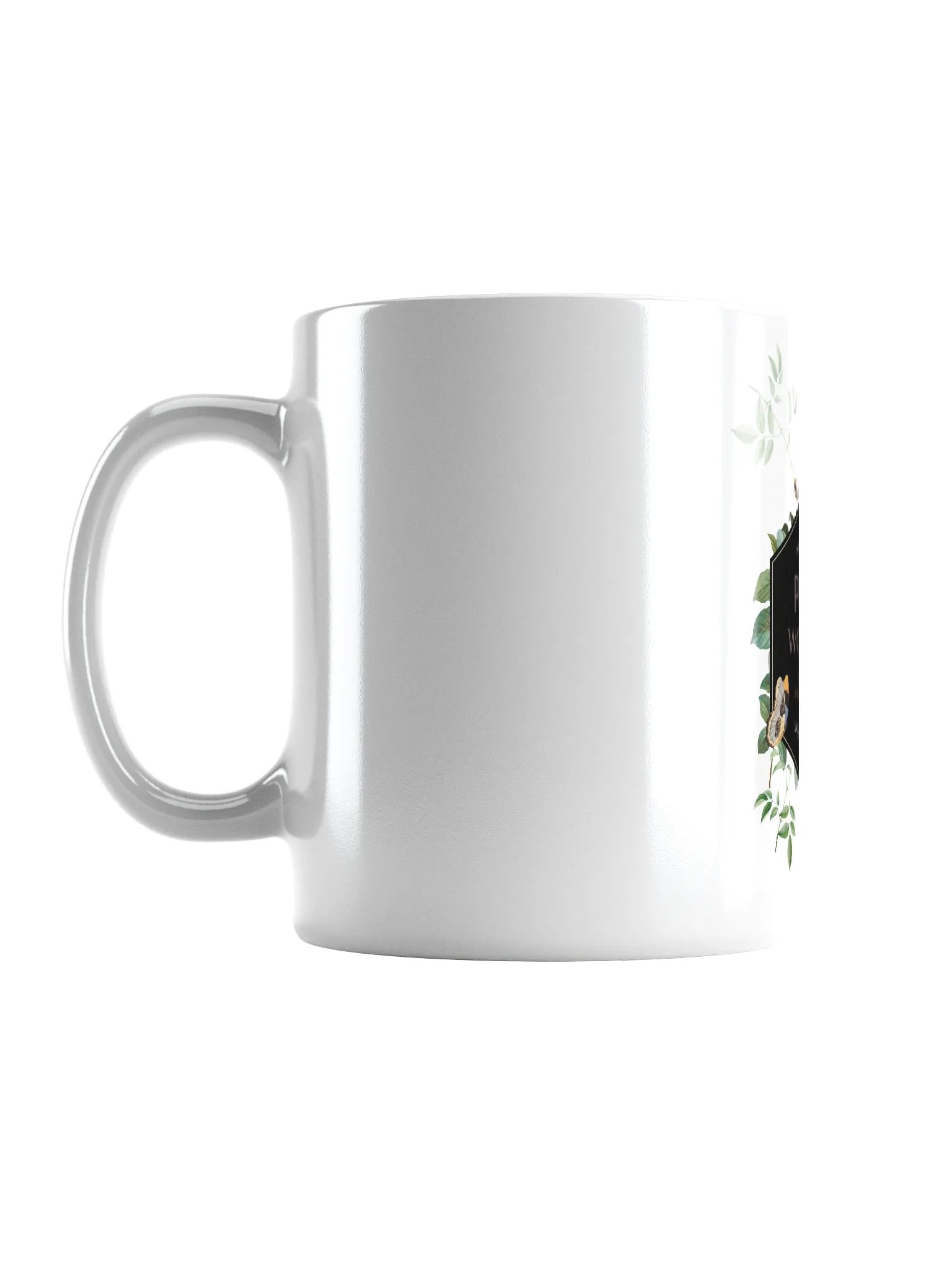 "Pure Worship" 2025 Convention of Jehovah's Witnesses | Botanical White Glossy Mug product image (4)