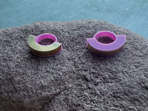 Do we like this? Left or right? 18g per side, big hunk of brass!