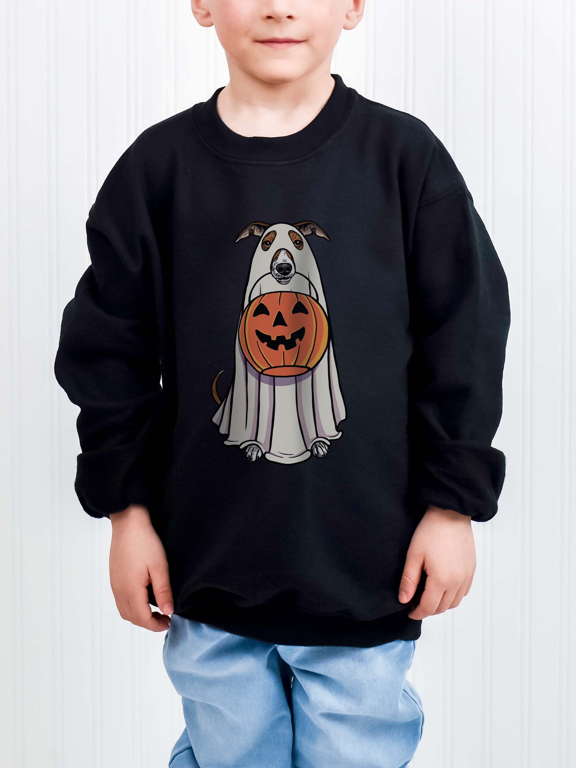 Halloween Italian Greyhound(Sable) Youth Sweatshirt product image (1)