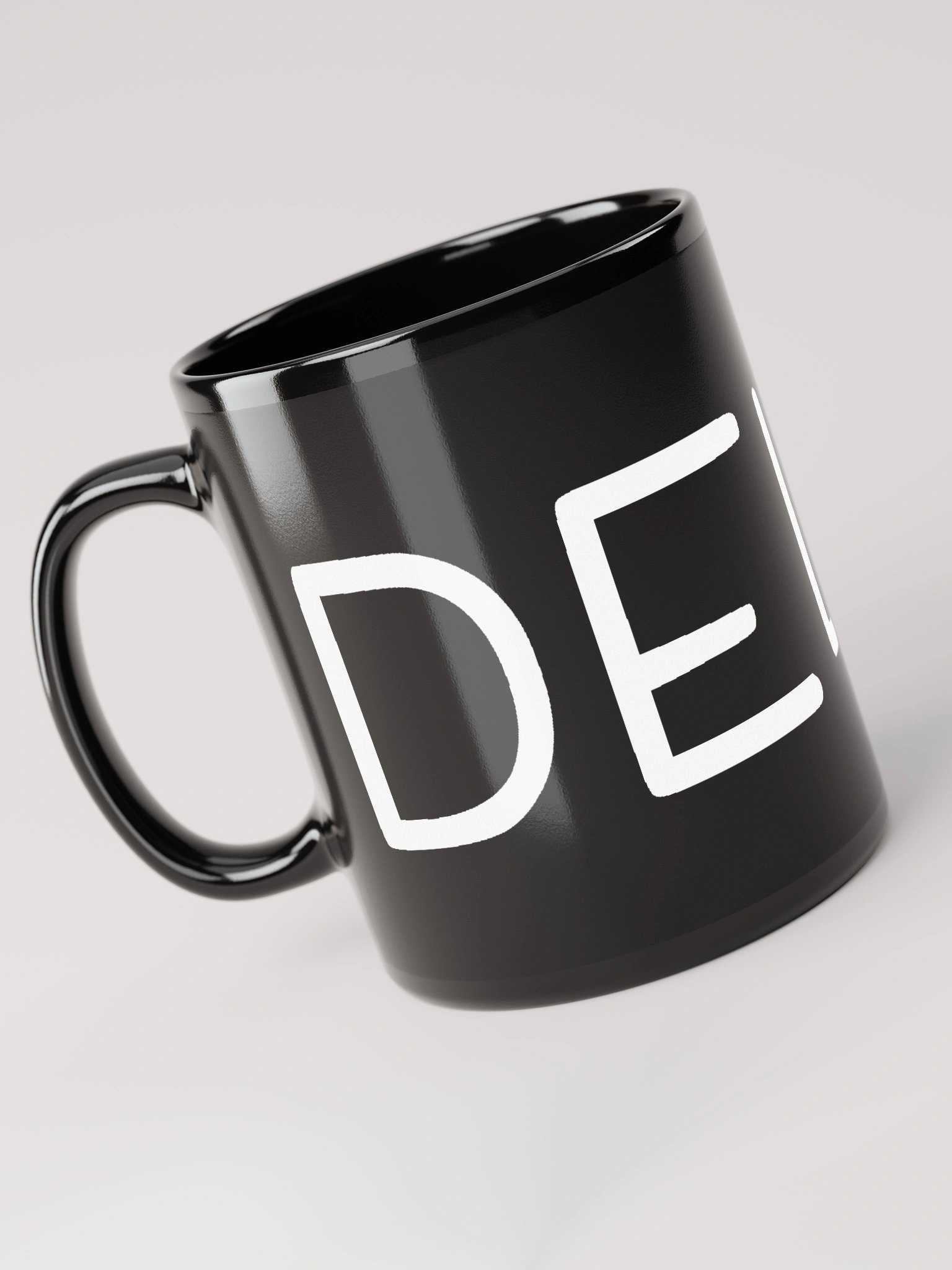 DELTA Mug Text Wht/Blk product image (6)