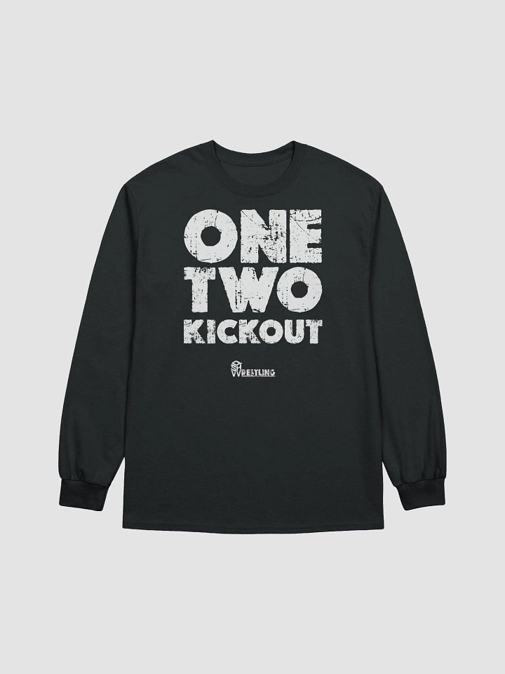QSHW KICKOUT (WHITE DESIGN) LONG T-SHIRT product image (1)