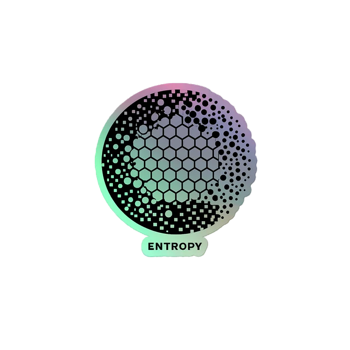 Entropy Holographic Sticker product image (2)