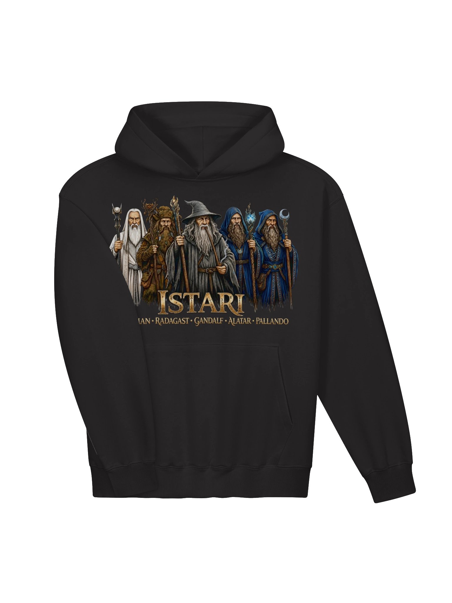The Incarnate Emissaries: Five Veils of the Invisible Will - Premium French Terry Hoodie (Unisex) product image (3)