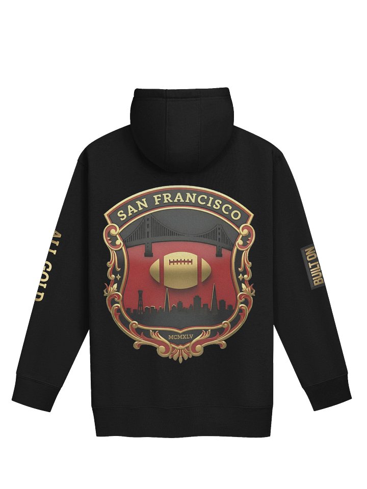 All Gold Crest Hoodie | San Francisco | Football | Home Locker product image (2)