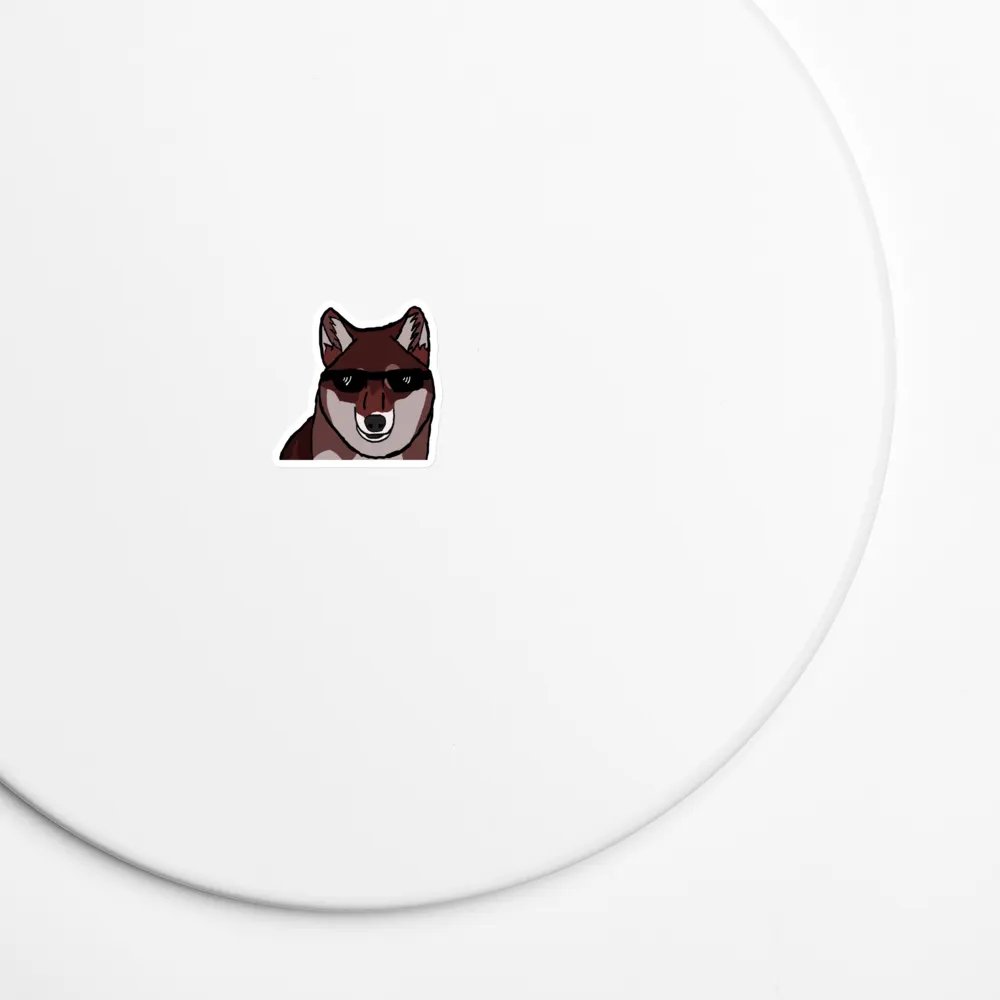 Cool Wolf Magnet product image (7)
