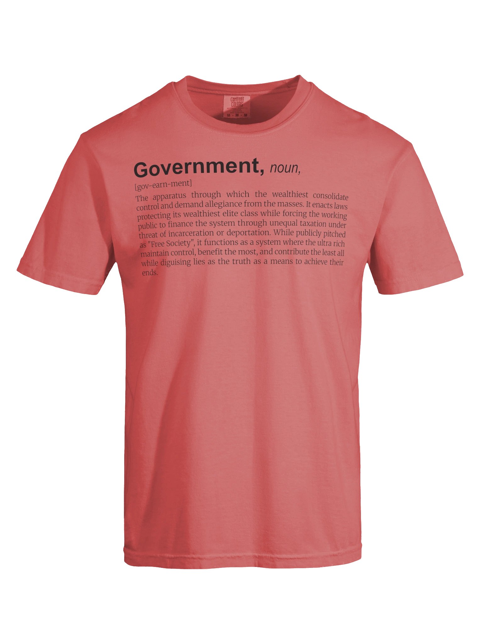 High Quality Tee Defines government product image (5)