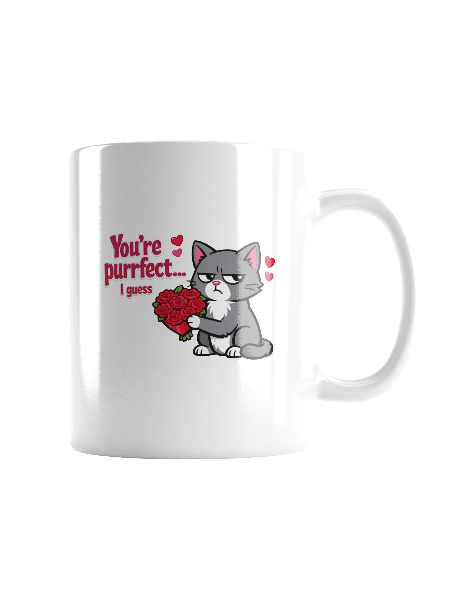 "You're Purrfect I Guess" Grumpy Cat Valentine's Mug product image (2)