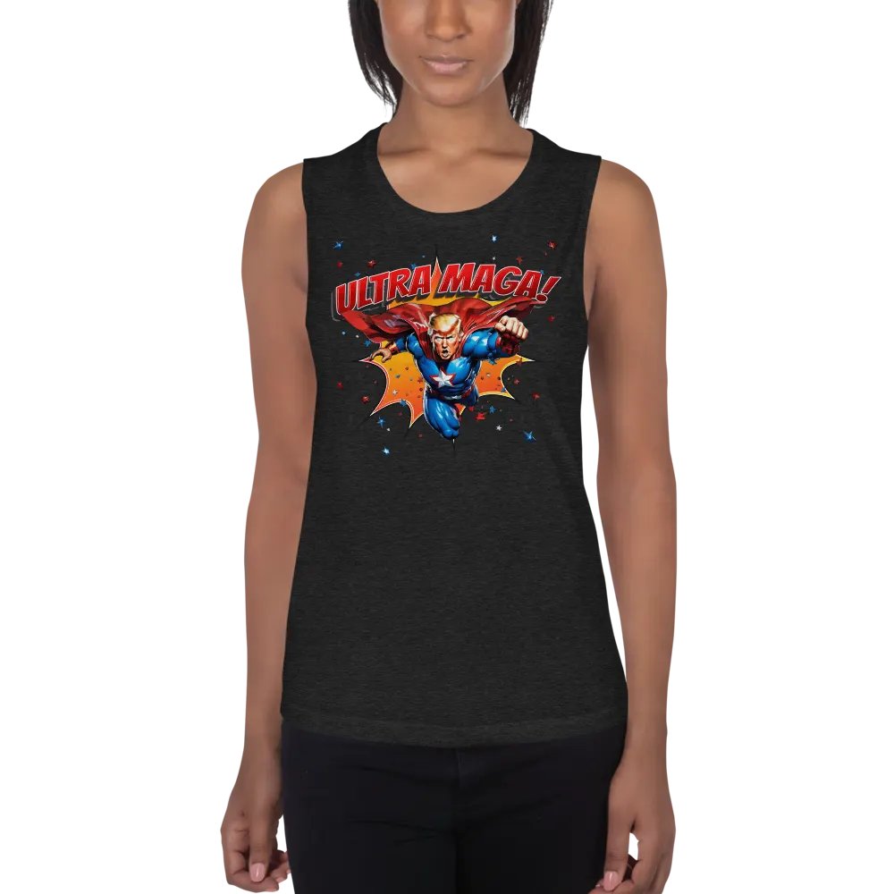 Ultra MAGA! - Women's Flowy Muscle Tank product image (2)