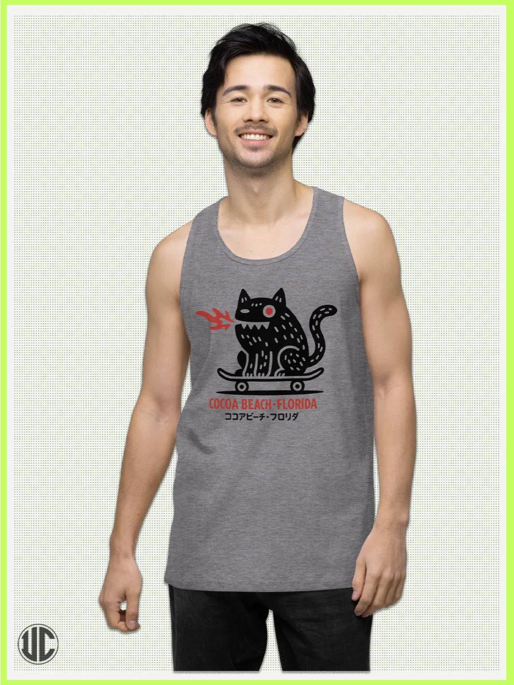 Cocoa Beach Skater – Men’s Tank Top product image (5)