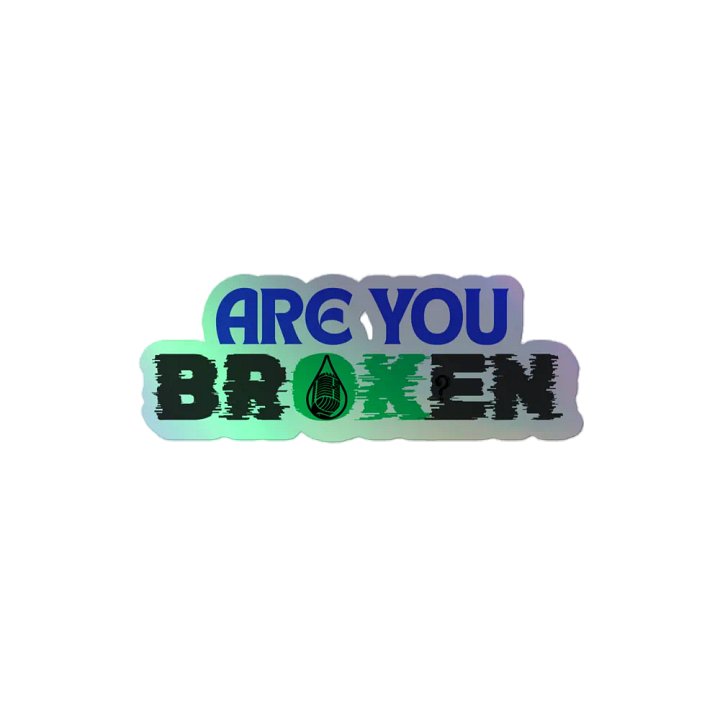 "Are You OK" LME Holographic Sticker product image (2)