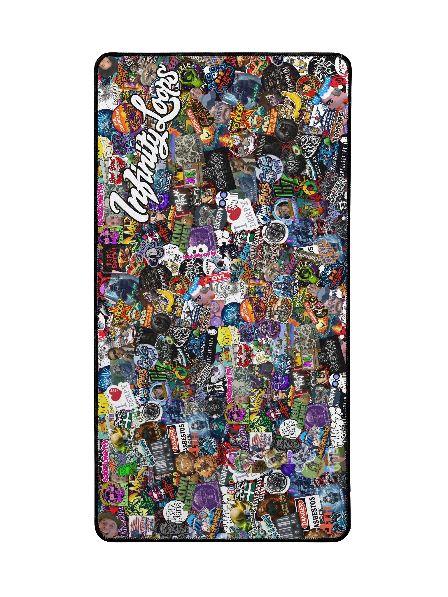 2026 Sticker Bomb XL Mouse Pad product image (2)