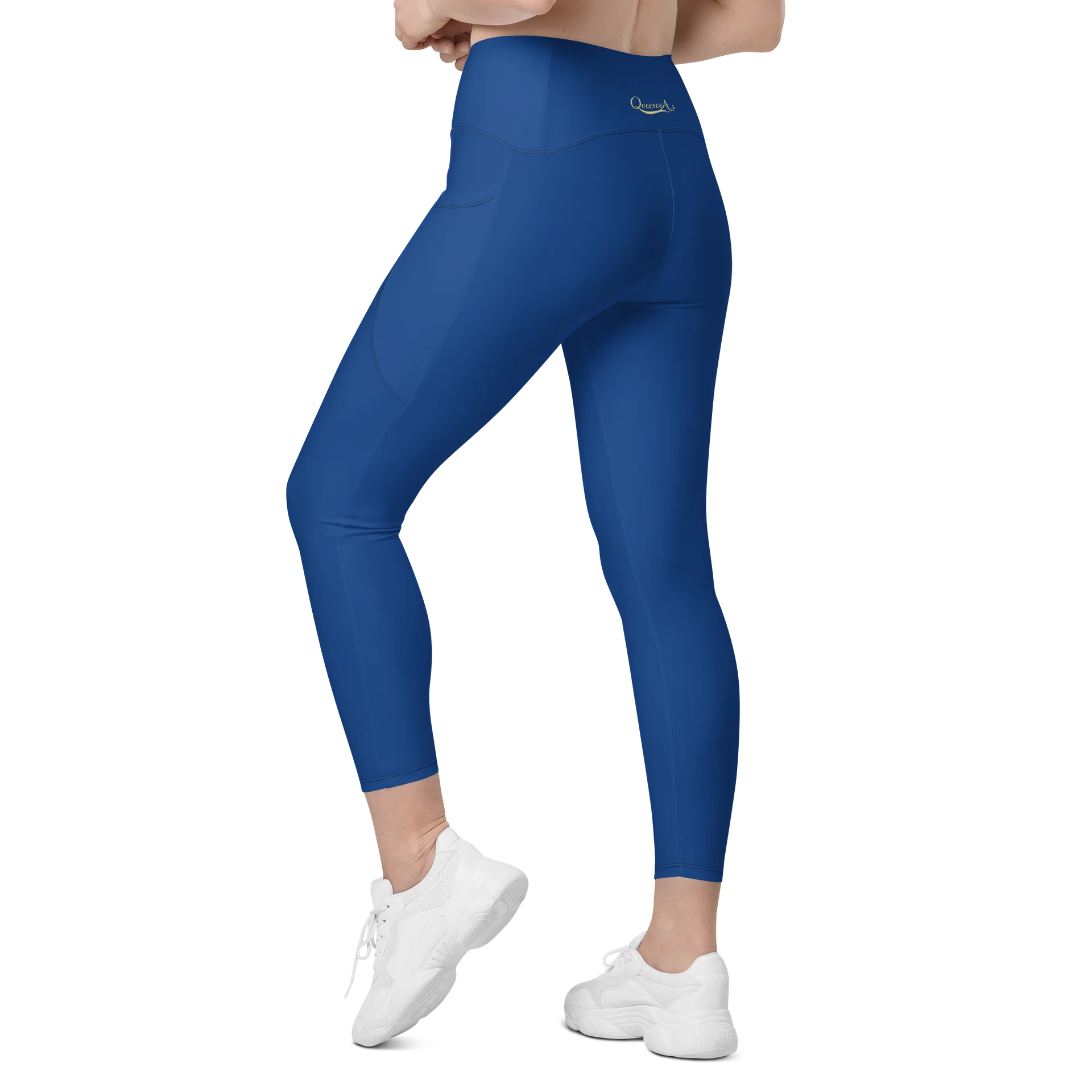 Blue Leggings with Pockets product image (7)
