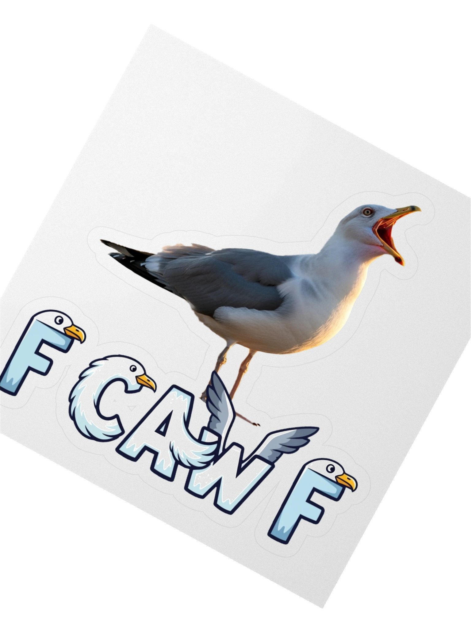 F CAW F Sticker product image (2)