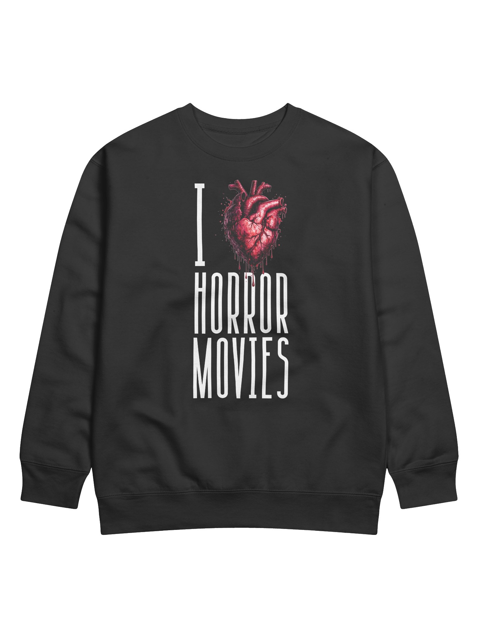 I Love Horror Movies (Heart) - Sweatshirt product image (1)