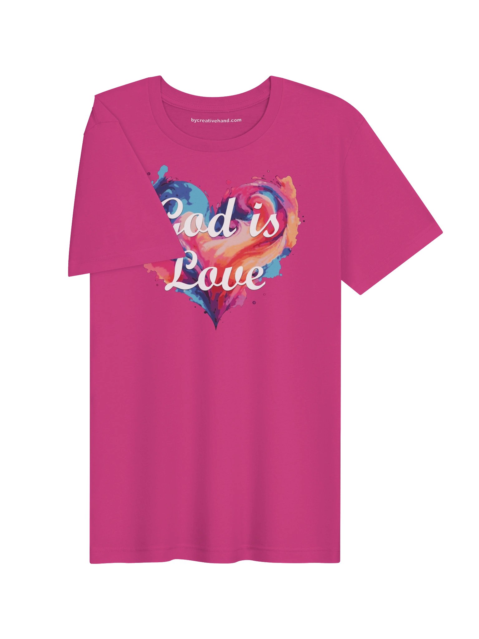 God is Love (Swirling Heart) T-Shirt product image (3)