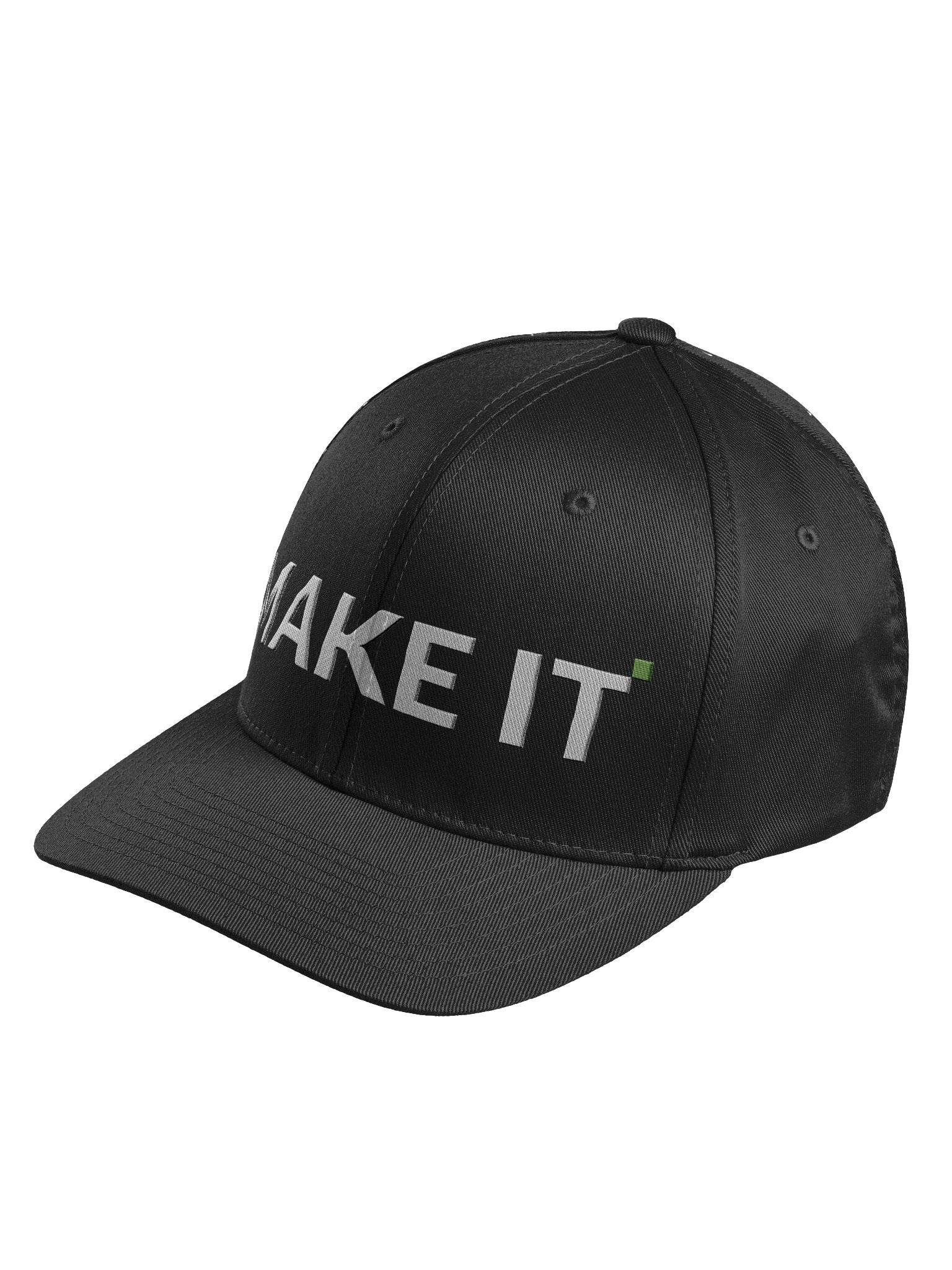 "STAY INSPIRED" MAKE IT FITTED HAT | WHITE LOGO product image (3)