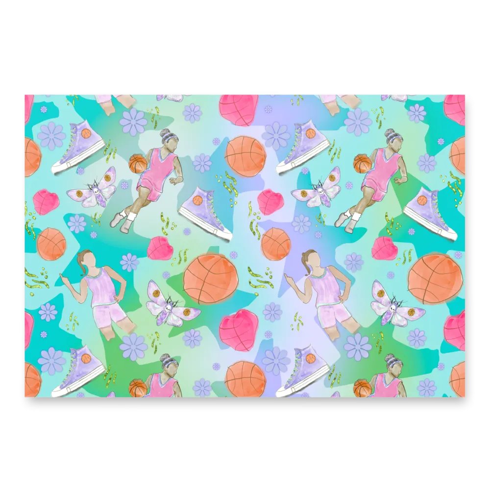 Basketball Fan Gift Wrap product image (1)