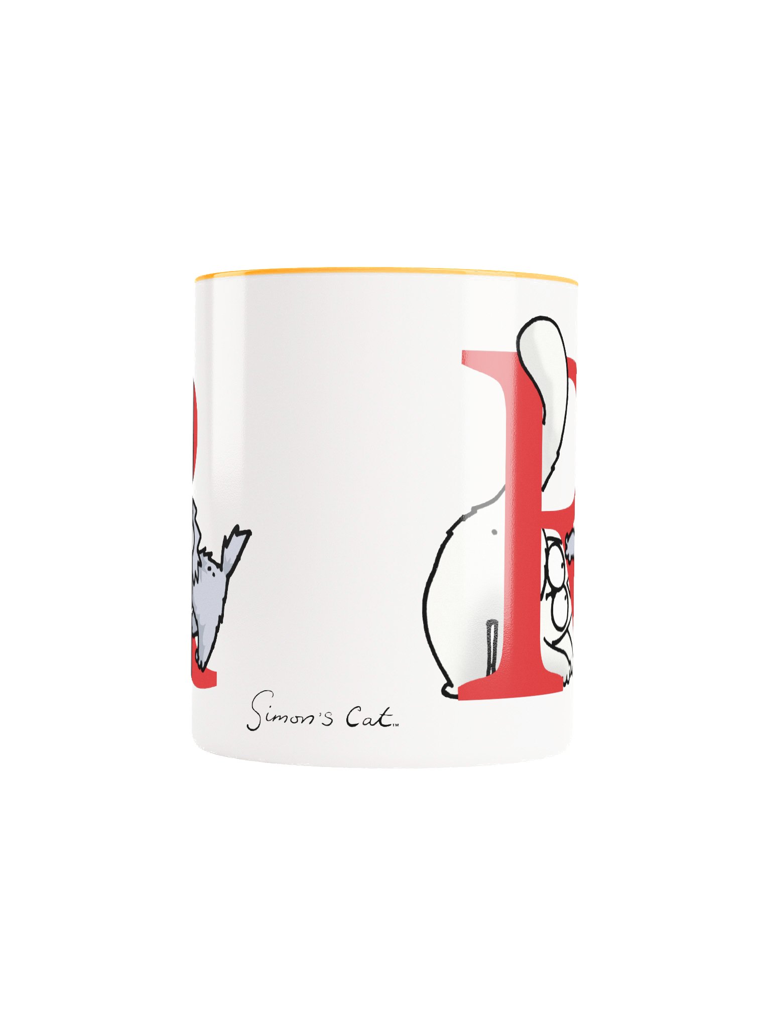 Cat Monogram Mug - R product image (5)