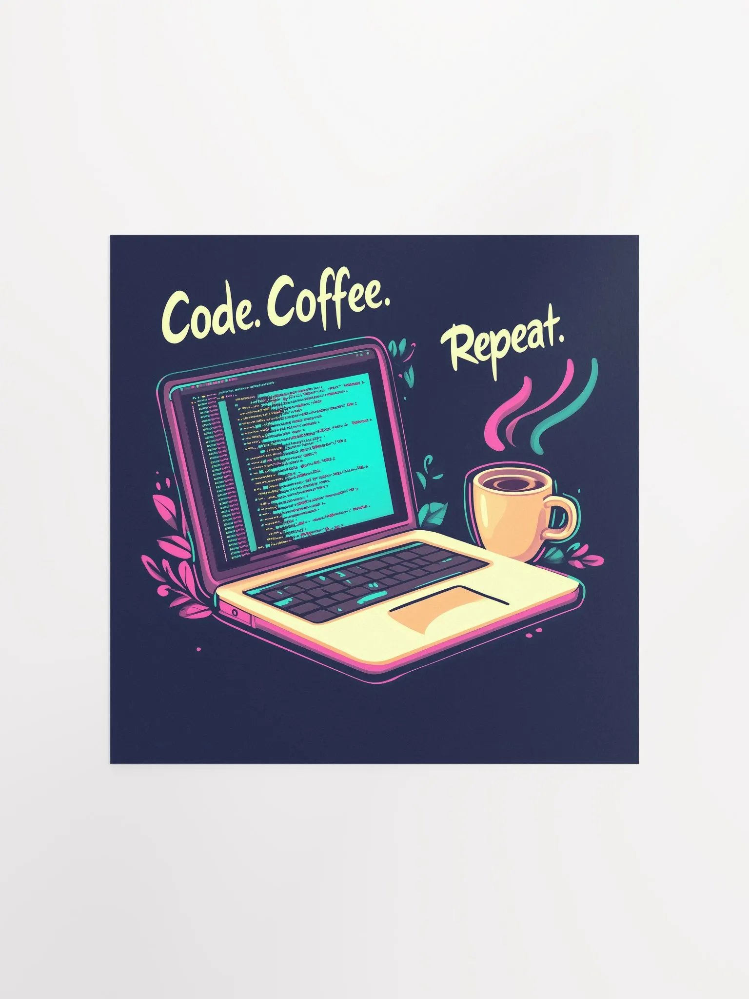 Code & Coffee Vibes Poster product image (5)