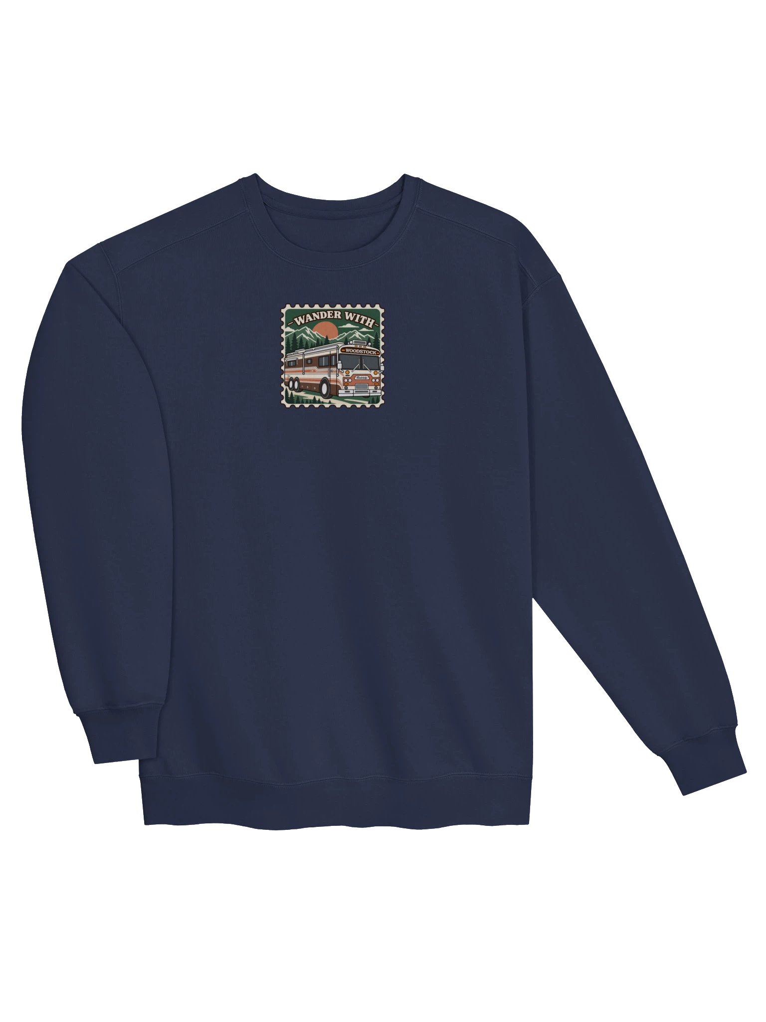 Woodstock Road Trip Slow Roads Crewneck · Comfort Colors product image (5)