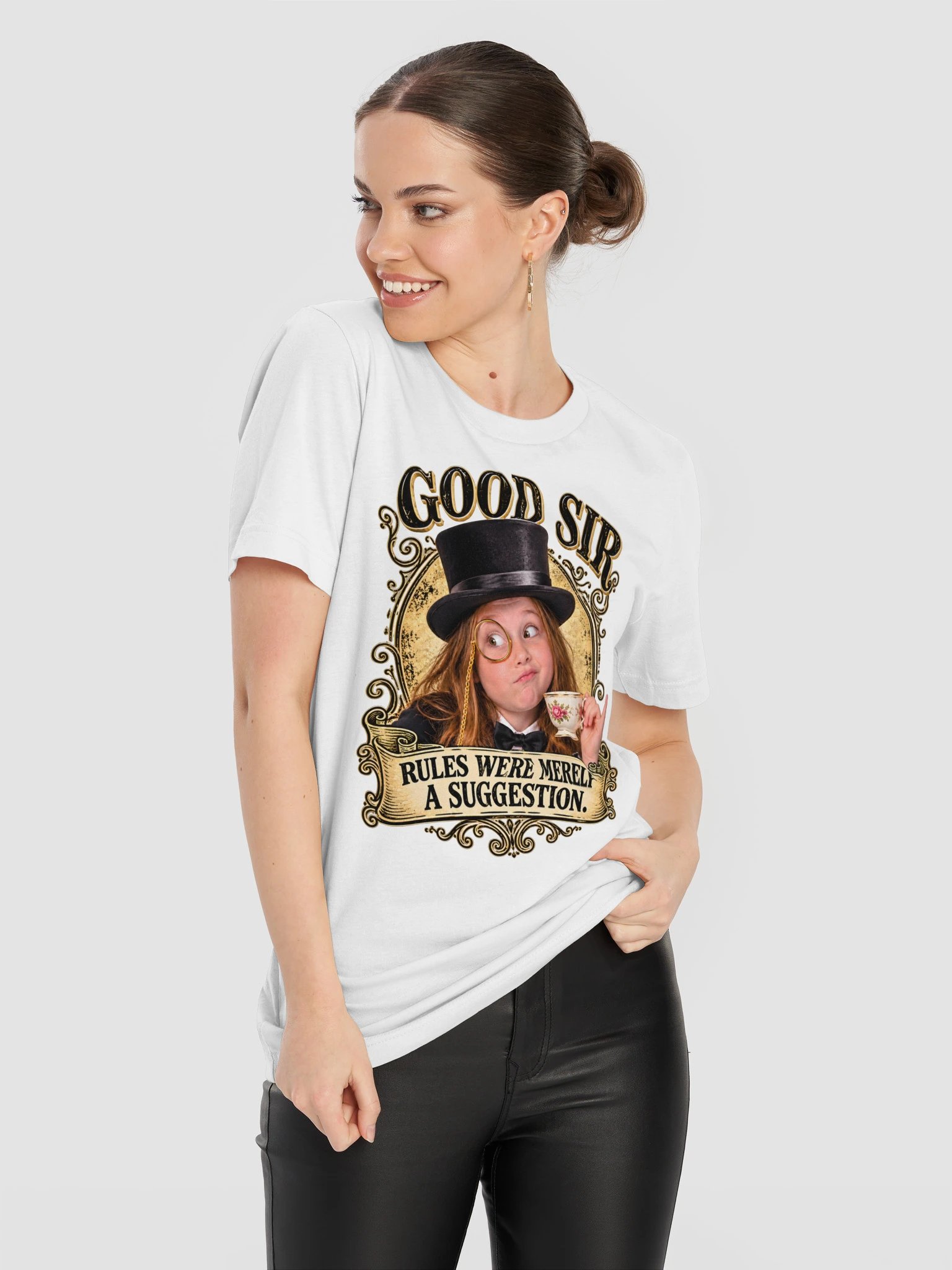 Good Sir Victorian Tea-Time Mischief T-Shirt product image (31)