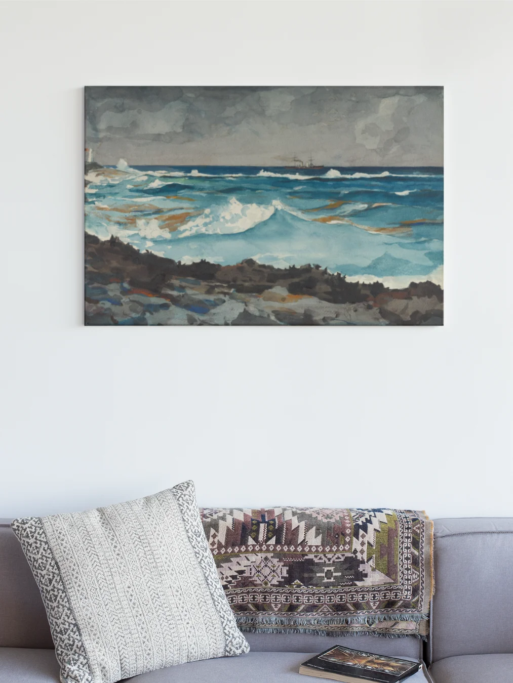 Shore and Surf, Nassau (Winslow Homer) Canvas product image (1)