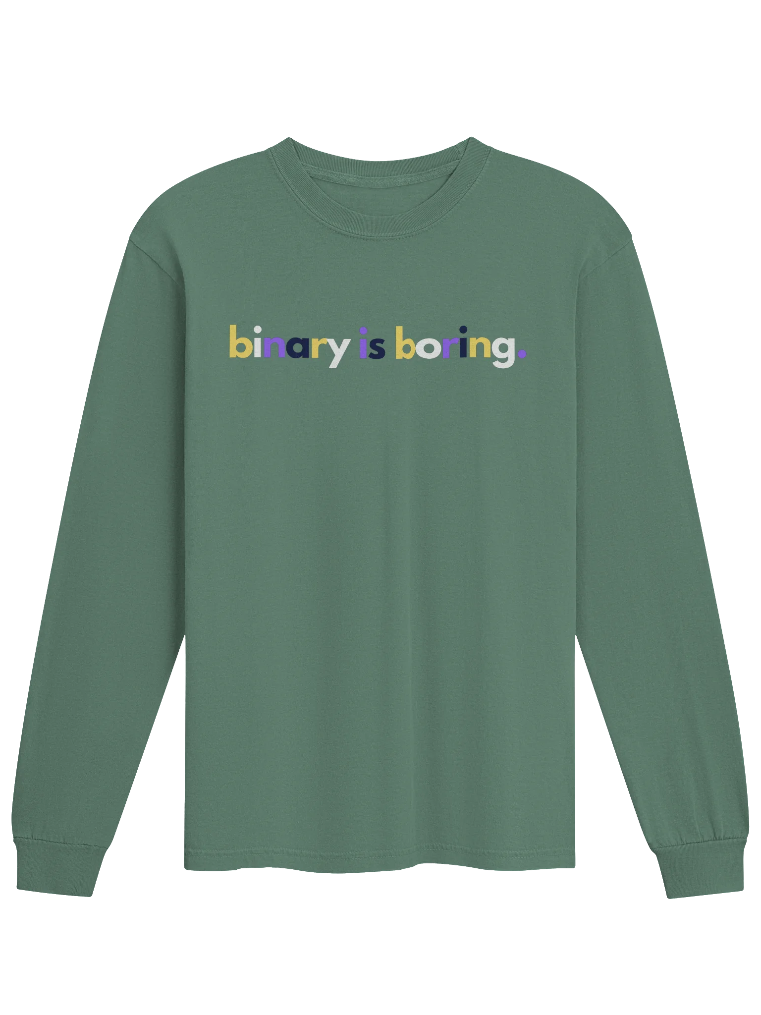 Binary Is Boring long sleeve tee product image (2)