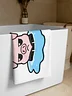 Poolside Pig Beach Towel - White