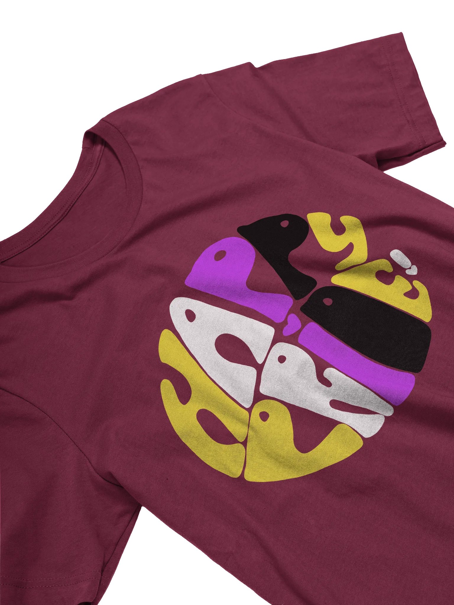 Nonbinary Happy Pride big print tee product image (3)